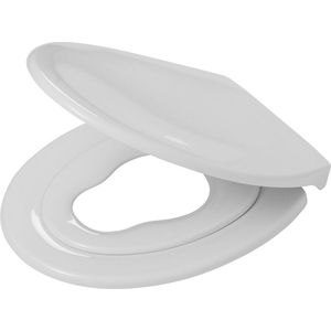 Tiger Tulsa - WC bril U-vorm - Toiletbril met deksel - Soft close - Easy Clean functie - Thermoplast Wit