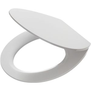 Tiger Blade - WC bril - Toiletbril met deksel - Soft Close - Easy Clean functie - Duroplast - Wit