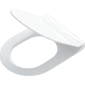 Tiger Veiros - WC bril D-vorm - Toiletbril met deksel - Soft close - Easy Clean functie - Thermoplast - Wit