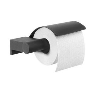 Tiger Bold - Wc rolhouder met klep - Zwart
