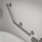 Tiger Boston Comfort & Safety Wandbeugel links 135º - RVS geborsteld