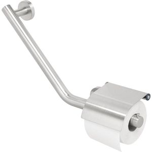 Tiger Boston - Comfort & Safety Wandbeugel met wc rolhouder - Links - RVS geborsteld