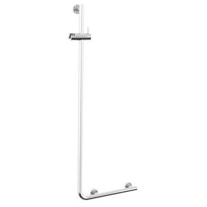 Tiger Boston Comfort & Safety Wandbeugel met douchestang - Links - RVS geborsteld