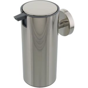 Tiger Boston - Zeepdispenser 240 ml - Zonder te boren TigerFix (apart verkrijgbaar) - RVS gepolijst