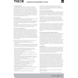 Tiger Boston - Handdoekrek dubbel - Zonder boren met TigerFix (apart verkrijgbaar) - RVS geborsteld