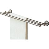 Tiger Boston - Handdoekrek dubbel - Zonder boren met TigerFix (apart verkrijgbaar) - RVS geborsteld