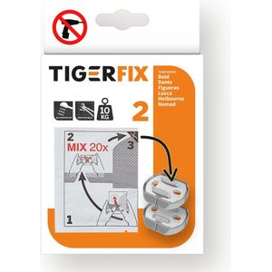 TIGER Lijmsysteem TigerFix type 2; transparant