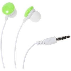 Vivanco SR 3 green in-ear stereo oordopjes (3,5 mm jackstekker, 1,2 m) groen