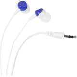 Vivanco SR 3 blue in-ear stereo oordopjes (3,5 mm jackstekker, 1,2 m) blauw