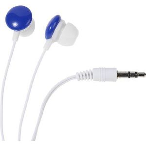 Vivanco SR 3 blue in-ear stereo oordopjes (3,5 mm jackstekker, 1,2 m) blauw