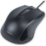Vivanco - IT-MS - Muis - Zwart - Optische Sensor 1000 dpi, USB-aansluiting