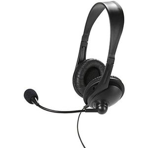 Vivanco IT-HS STEREO RC stereo headset met afstandsbediening (op-oor, volumeregelaar) zwart