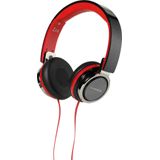 Vivanco HiFi over oor (Bedraad), Koptelefoon, Zilver, Zwart, Rood