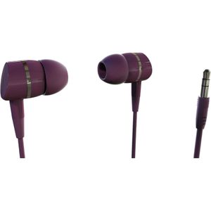 Vivanco Solidsound 105 dB stereo hoofdtelefoon, 1,2 meter rood - paars 38904