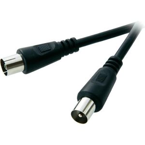 SpeaKa Professional - Antennekabel - Zwart - 15m - 75 Ohm