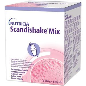 Scandishake Mix Aardbei Zakje 6x85g