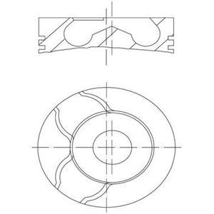 Zuiger , Mercedes-Benz, Puch Mahle 001 01 00