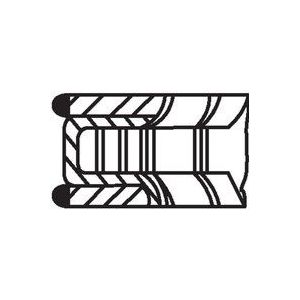 Zuigerveren set MAHLE 015 61 N0
