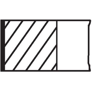 Mahle - Zuigerveerset - Chevrolet, Opel - Cilinderboring 79,0 mm