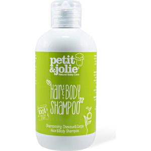 Petit & Jolie Baby Shampoo Haar & Body 200 ml - 100% natuurlijke huidverzorging - prikt niet in de ogen