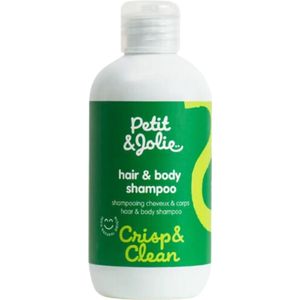 Petit & Jolie Baby Shampoo Haar & Body 200 ml - 100% natuurlijke huidverzorging - prikt niet in de ogen
