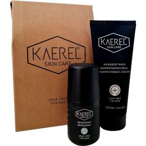 Kaerel giftset (shampoo + douchegel + deodorant) - Voor mannen