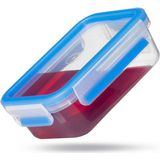 emsa Frischhaltedose CLIP & CLOSE 5,8 cm hoch transparent 0,55 l, 1 St.