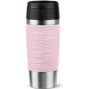 Emsa Thermobecher »Travel Mug Classic Wave«, 100% dicht, spülmaschinenfest, 360°-Trinköffnung