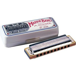 Hohner - Marine Band Classic - C - Authentiek - Echt hout - Mondharmonica