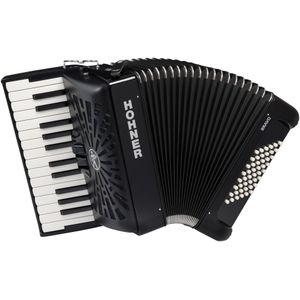 Hohner Bravo II 48 black silent key - Accordeon