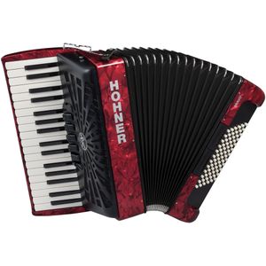 Hohner Bravo III 72 red silent key - Accordeon
