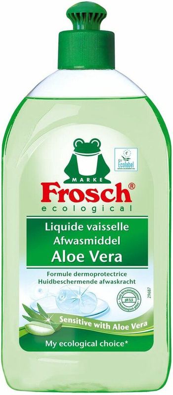 8x Frosch Afwasmiddel Aloë Vera 500 ml