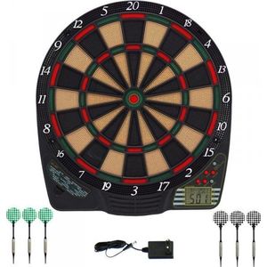 Surplex Elektronische dartborden voor volwassenen en kinderen met digitale led-scoreweergave en softtip darts, automatisch scoren elektronisch dartbord met 28 spelletjes, 159 modi, geschikt voor