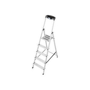 Krause Safety Stufenstehleiter 5 Stufen