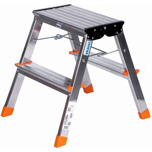 Krause - Vouwstap Treppy - Ladder - Zilver - Aluminium