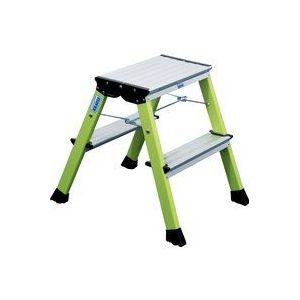Inklapbare Trap - Groen - Aluminium - 2x2 Treden