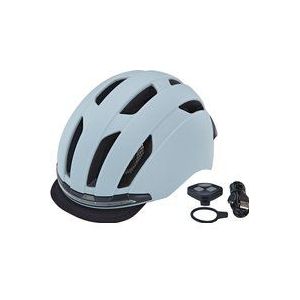 Eco Urban - Fietshelm - Lichtgrijs - Inmold-technologie - Geïntegreerd Ledlicht