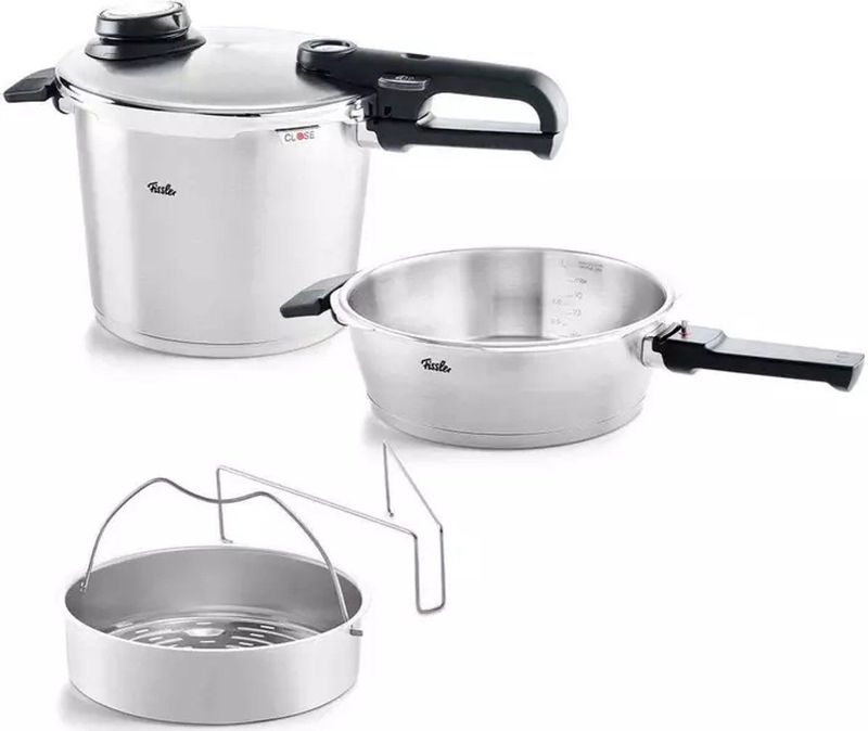 Fissler - Vitavit Premium - Snelkookset - 2,5L & 4,5L - Inductie Geschikt