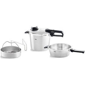 Fissler Vitavit Premium Snelkookset met Inzet, 2,5L / 6L
