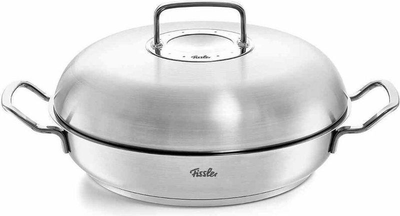 Fissler Original-Profi Collection 2022 Braadpan met High Dome RVS Deksel, 28cm