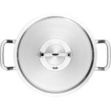 Fissler Kochtopf "ORIGINAL-PROFI COLLECTION hoher Kochtopf", Edelstahl 18/10, (2 tlg.), mit breitem Schüttrand, Kaltmetallgriffen. Made in Germany