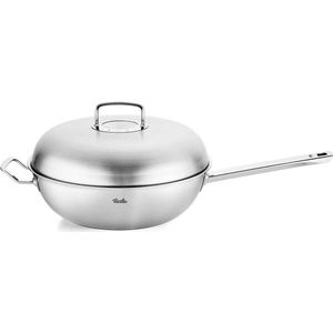 WMF Silit Wokpan, 32 cm, Roestvrij Staal Ongecoat, Inductie