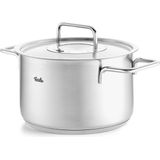 Fissler Pure Kookpan Hoog met Rvs Deksel - Ø 24cm - 4,6L
