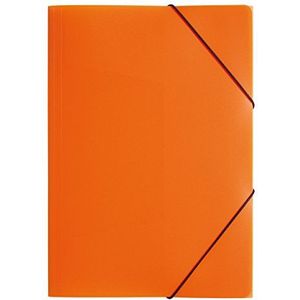Pagna PP-elastische map A3, doorschijnend oranje trend