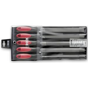 Dick 1304200-2K Vijlen/rasp-set, kap 2 met 2K-handgreep, 5-delig Lengte 200 mm 1 set(s)