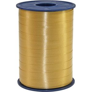 C.E. Pattberg AMERICA Cadeaulint, goudkleurig, 250 m bolduc voor verpakking, breedte 10 mm, decoratieve accessoires & DIY, decoratielint voor geschenken, elke gelegenheid