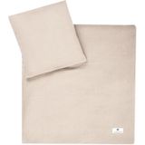 Julius Zöllner - Mousseline - Kinderbeddengoedset - Zand - 2 Stuks - 100% Katoen - Oeko-Tex Standard 100 Gecertificeerd