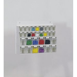 Kantelbak-combinatie van polystyrol, h x b x d = 410 x 600 x 108 mm, 30 bakken, vanaf 10 stuks