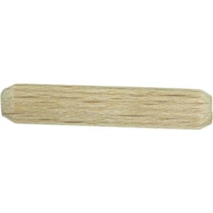 kwb Houten pluggen 8 x 40 mm (150 stuks, beukenhout, geribbeld, afgeschuind, ribbelhouten pluggen van beukenhout