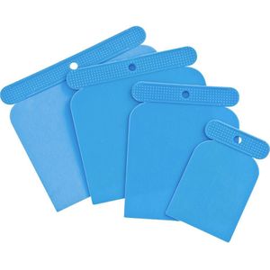 Einhell - Kunststof Spatelset - 4-delig - Plamuurmessen - 50, 80, 100 en 120 mm